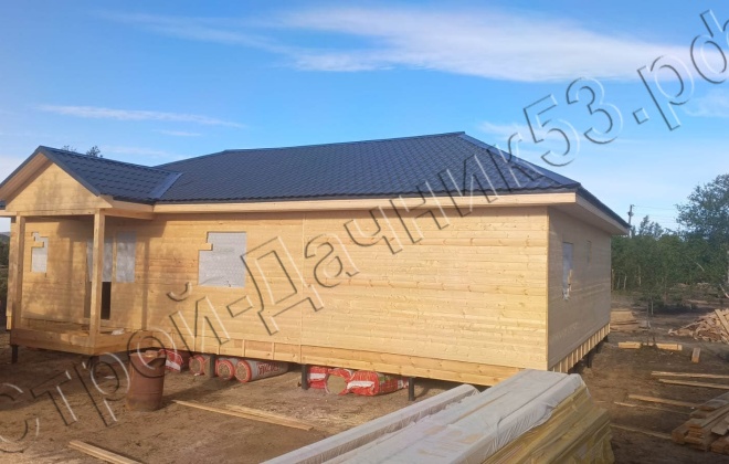 4 Каркасно-щитовой дом Д-11, 13.2x9.5м, 125.4 М², Мурманская область, Печегнский район, село Корзуново (20)